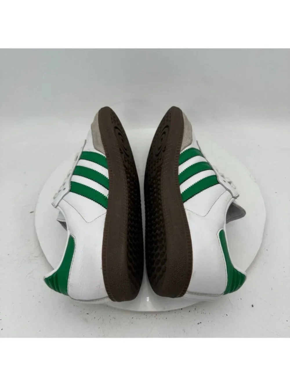 Adidas Originals Samba Men Size 9.5  IG1024 White Green Grey Casual Shoes